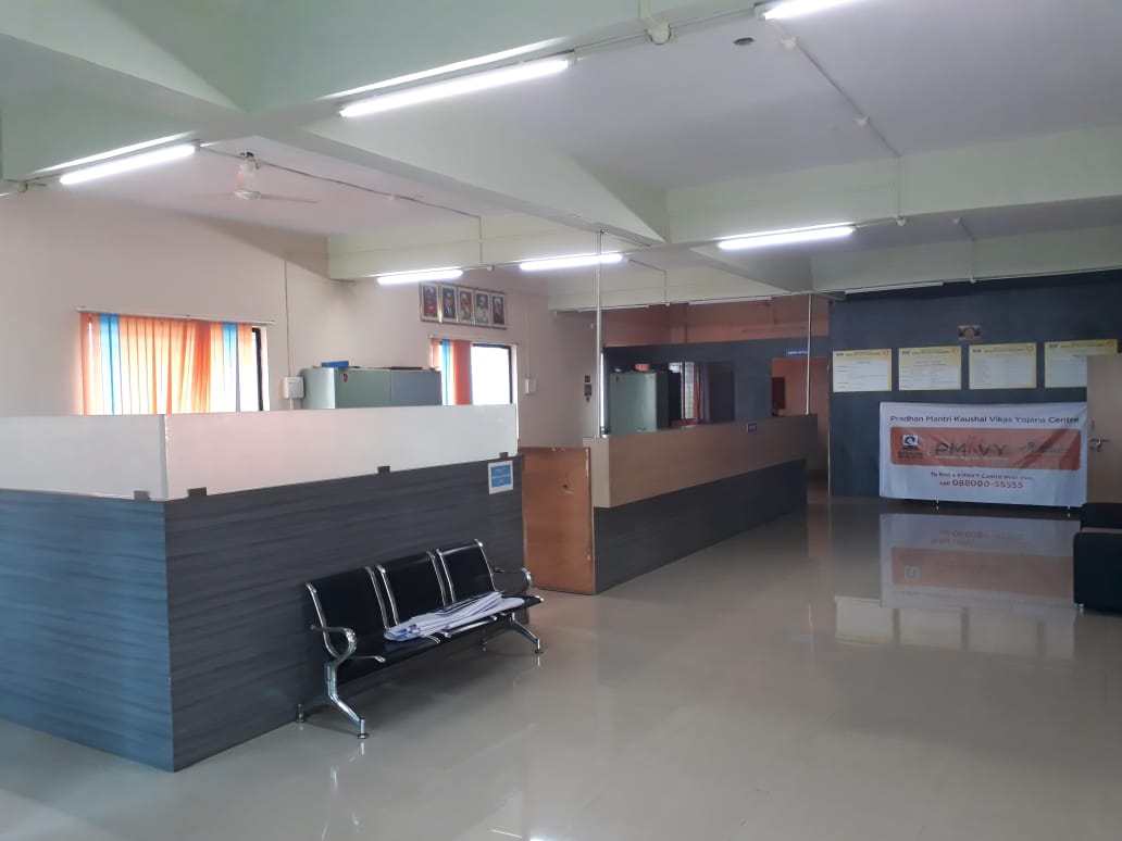 Reception and office area at the institute
